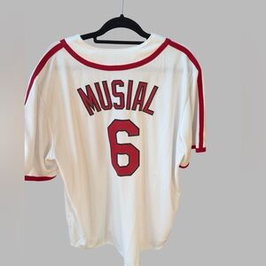 NWT Stan Musial‎ St Louis Cardinals Jersey Mens XL